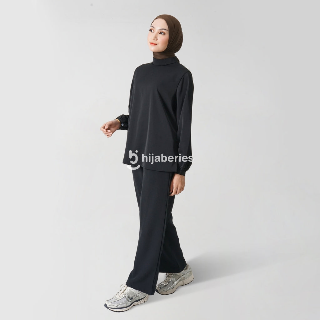 Hijaberies - Basic Flowy Blouse (Blouse Wanita Bahan Polyseter Premium)
