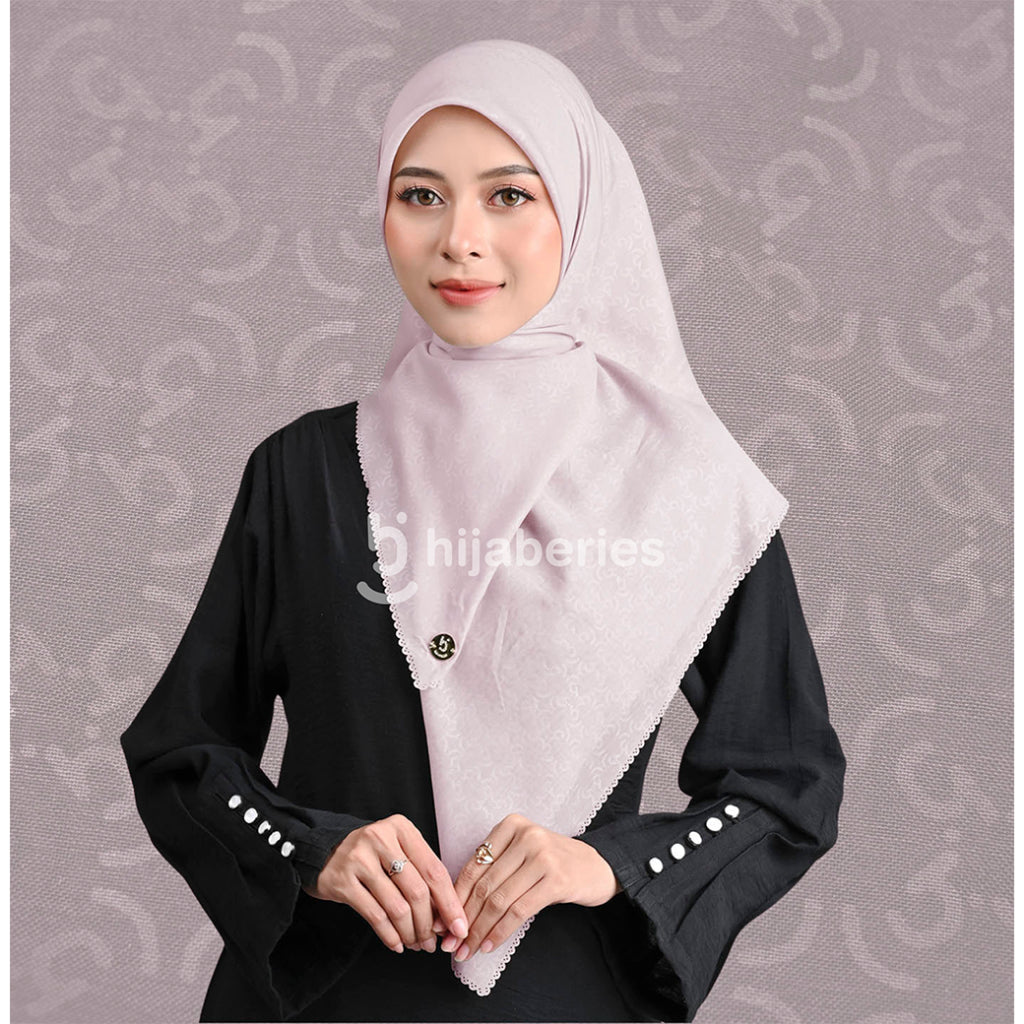 Hijaberies - Exclusive Embossed Monogram Series 1 (Hijab With Exclusive Box)