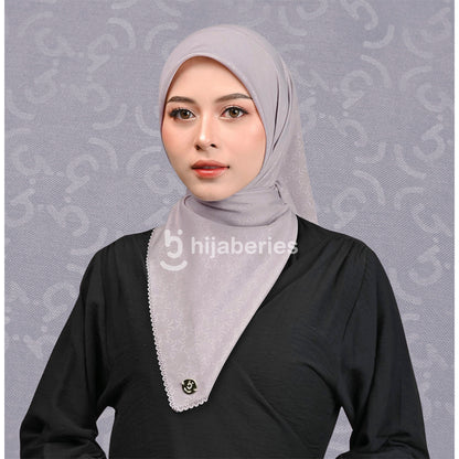 Hijaberies - Exclusive Embossed Monogram Series 1 (Hijab With Exclusive Box)