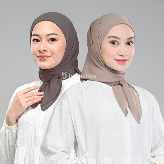 Hijaberies - Nussa Square Inner (Hijab 2in1 Segiempat Inner Instan 2 Layer)