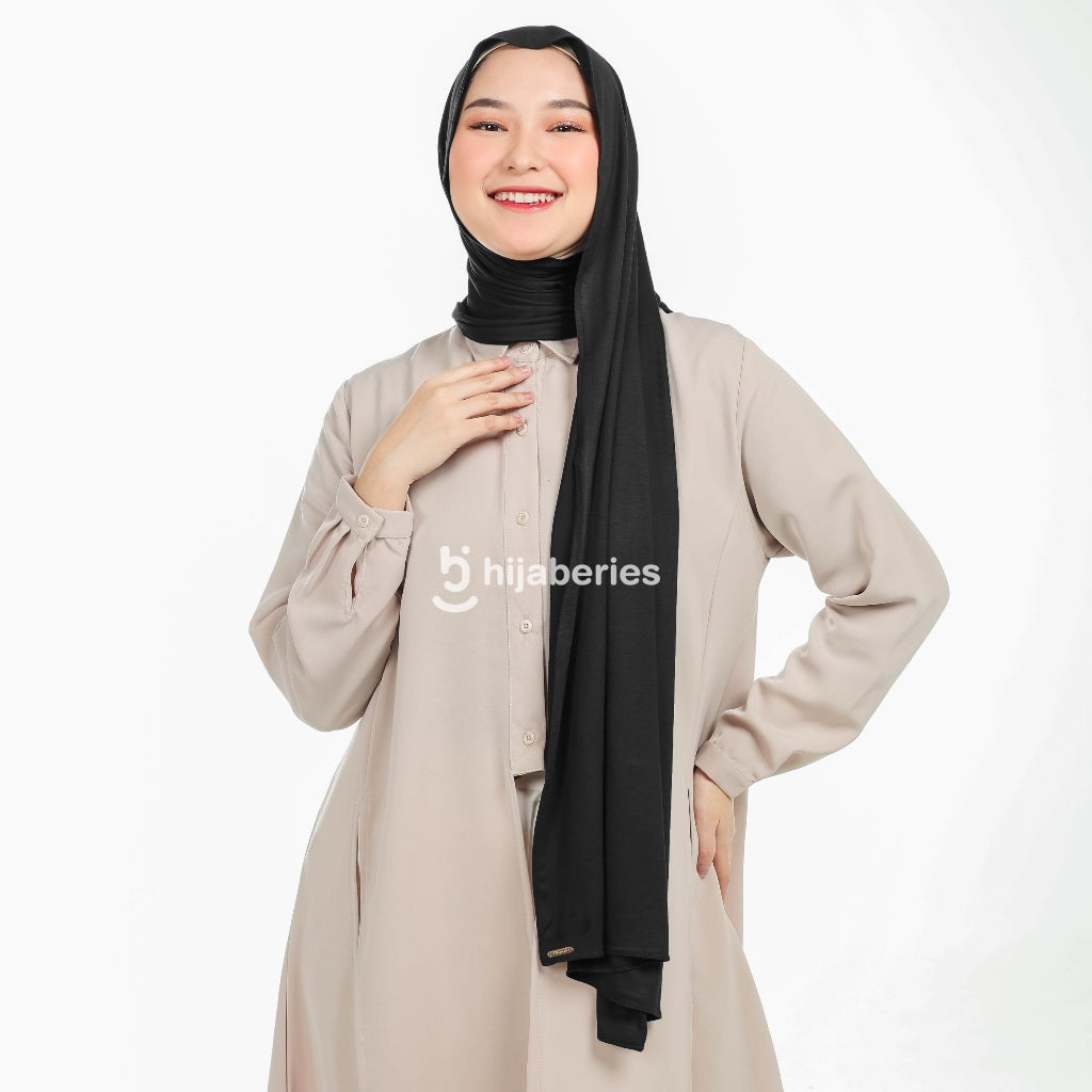 Hijaberies Kesa Pashmina Kaos (Pashmina bahan Rayon Spandex dan Tencel Modal)