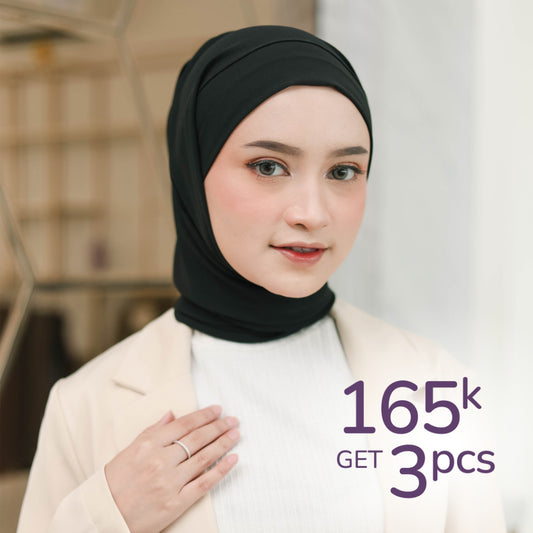 Hijaberies - Jiran Pashmina Instan Tali Malay Looks