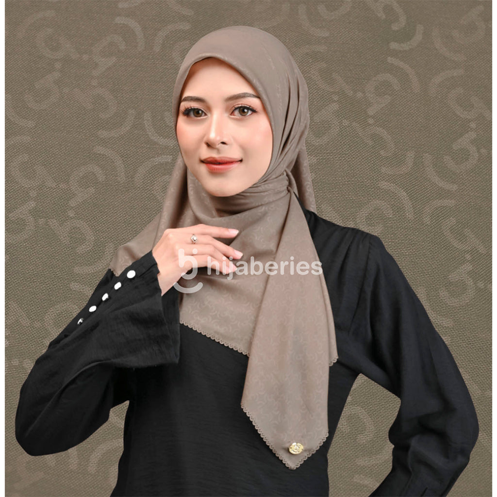 Hijaberies - Exclusive Embossed Monogram Series 1 (Hijab Hampers/Gift Exclusive Box)