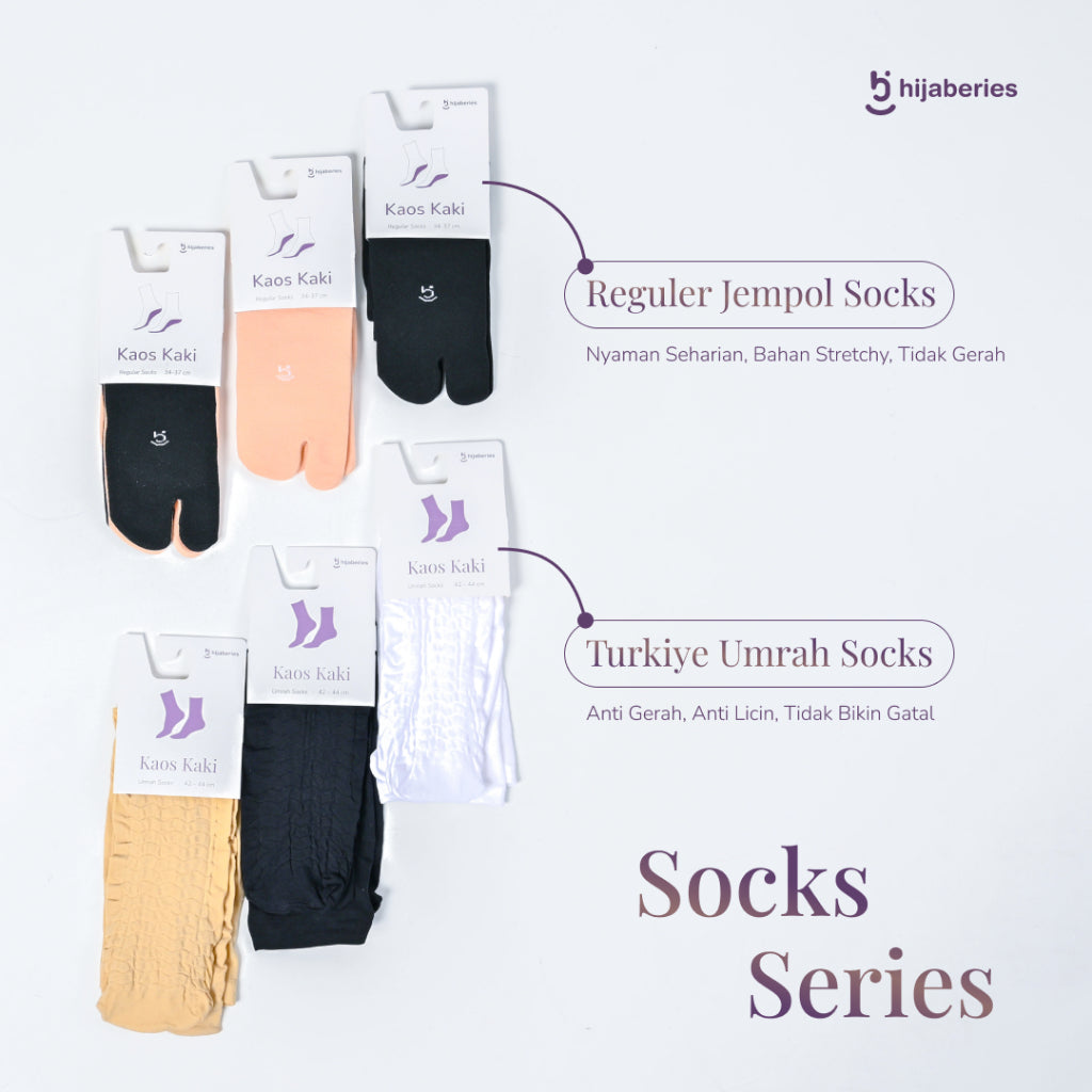 Hijaberies - Sock Series (Kaos Kaki Jempol dan Umroh Wanita)