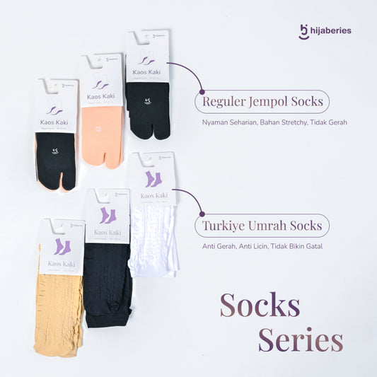 Hijaberies - Sock Series (Kaos Kaki Jempol dan Umroh Wanita)