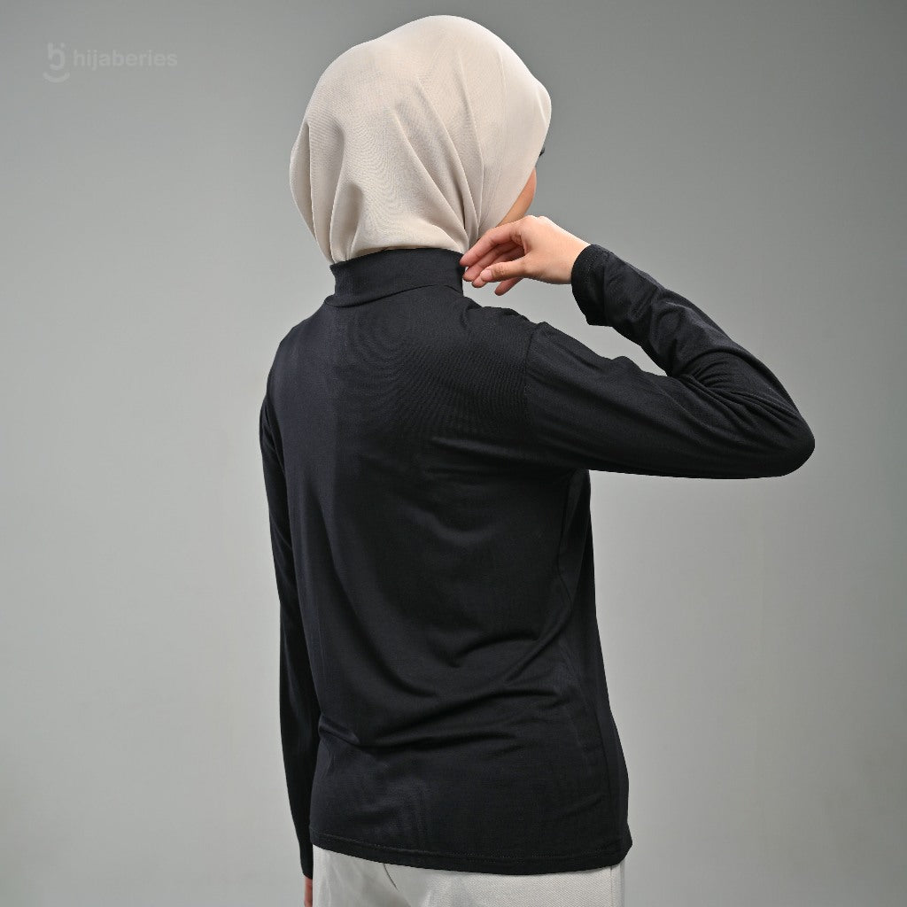 Hijaberies - Inner Top Basic Reguler & Plus Size (Kaos Manset Bahan Cotton Rayon Premium)
