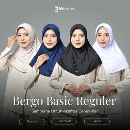 Hijaberies - Bergo Basic Reguler (Hijab Instan Daily)