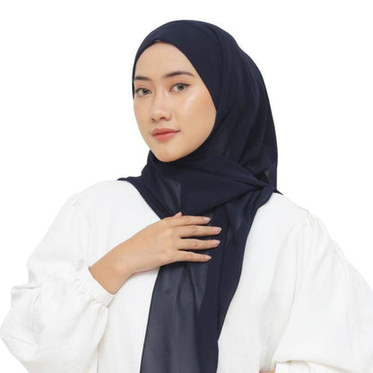 Hijaberies - Olivia Square Instan | Hijab Segiempat Instan Bandana Oval Malay