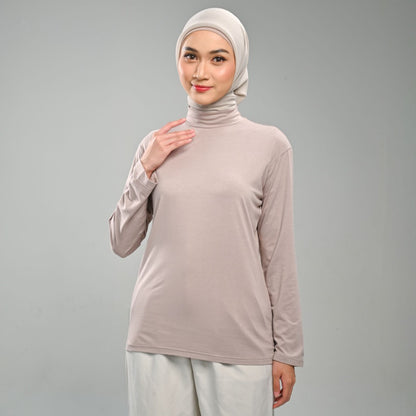 Hijaberies - Inner Top Basic Reguler & Plus Size (Kaos Manset Bahan Cotton Rayon Premium)