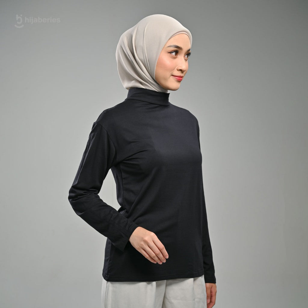 Hijaberies - Inner Top Basic Reguler & Plus Size (Kaos Manset Bahan Cotton Rayon Premium)