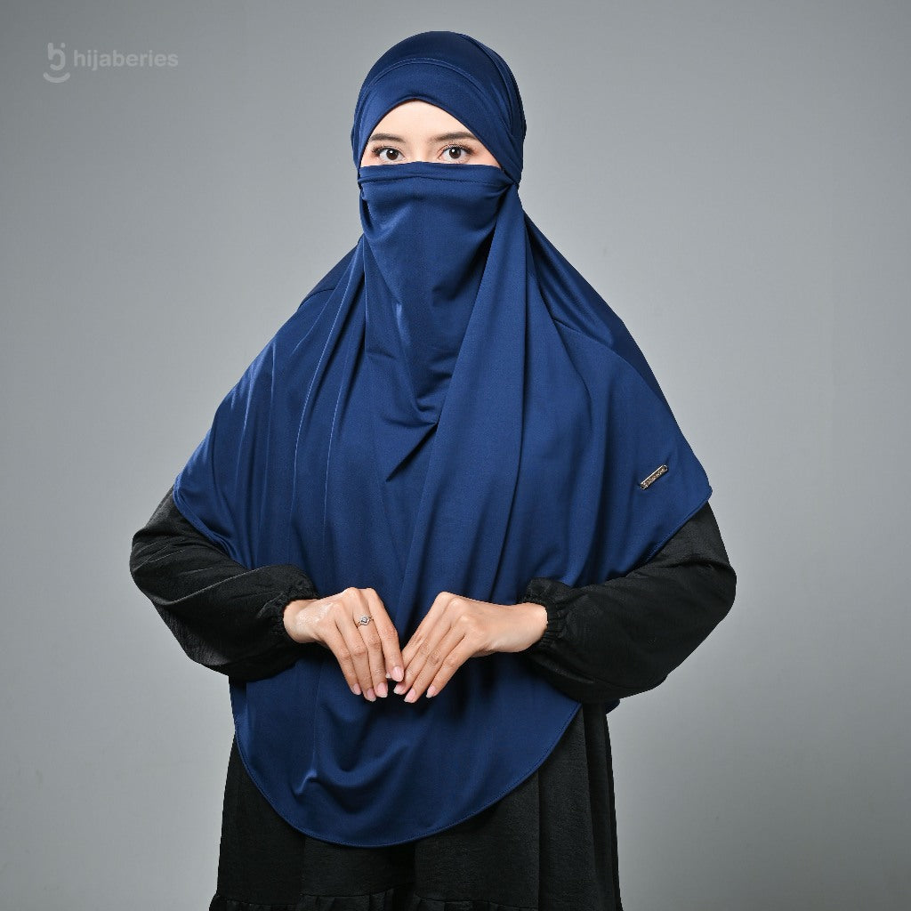 Hijaberies - French Khimar (Hijab Bergo Umrah Syar'i Instant Multifungsi)