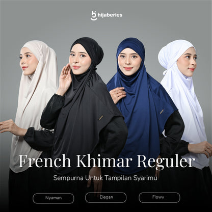Hijaberies - French Khimar (Hijab Bergo Umrah Syar'i Instant Multifungsi)