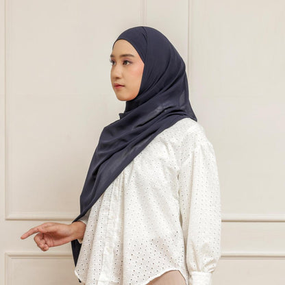 Hijaberies - Lily Pashmina 2in1 Inner Premium (Hijab Pashmina Instan dengan Ciput Long Headband)