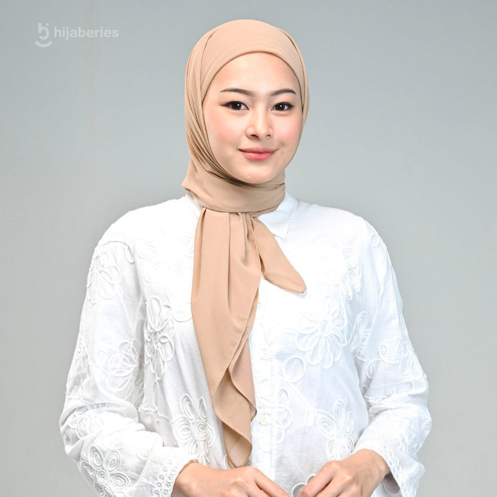 Hijaberies - Nussa Square Inner (Hijab 2in1 Segiempat Inner Instan 2 Layer)