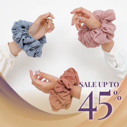 Big Scrunchie Hijaberies - Ikat Rambut Hijab Cepol