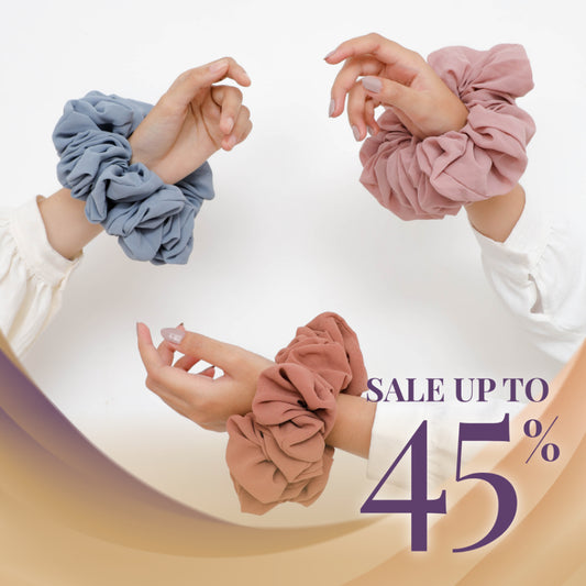 Big Scrunchie Hijaberies - Ikat Rambut Hijab Cepol