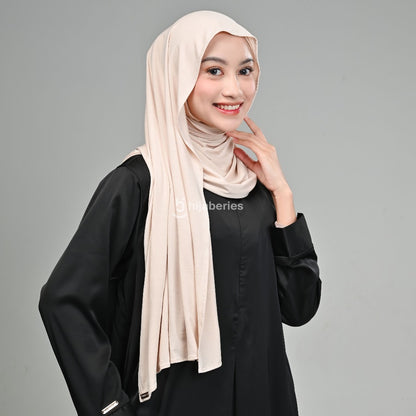 Hijaberies Kesa Pashmina Kaos (Pashmina bahan Rayon Spandex dan Tencel Modal)