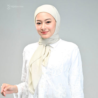 Hijaberies - Nussa Square Inner (Hijab 2in1 Segiempat Inner Instan 2 Layer)