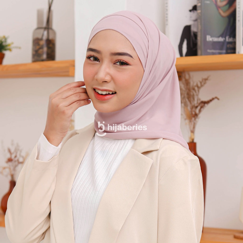 Hijaberies - Olivia Square Instan | Hijab Segiempat Instan Bandana Oval Malay