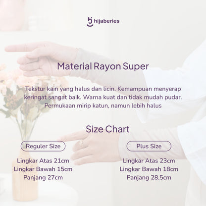 Hijaberies - Handsock Basic Rayon Premium (Bahan Rayon Super)