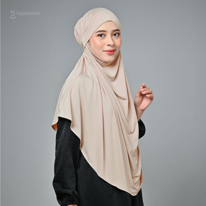 Hijaberies - French Khimar (Hijab Bergo Umrah Syar'i Instant Multifungsi)