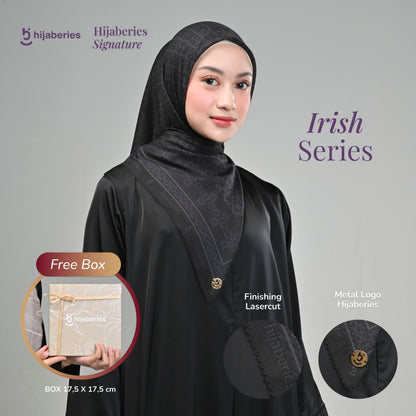 Hijaberies Signature - Hijab Segiempat Motif with Exclusive Box