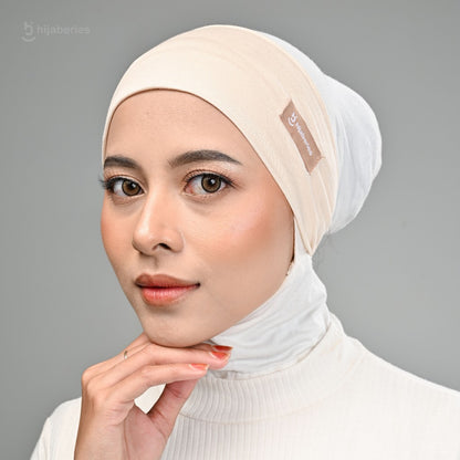 Hijaberies -  Inner Hijab Bandana (Ciput Model Head Band Ringan dan Anti Pusing)