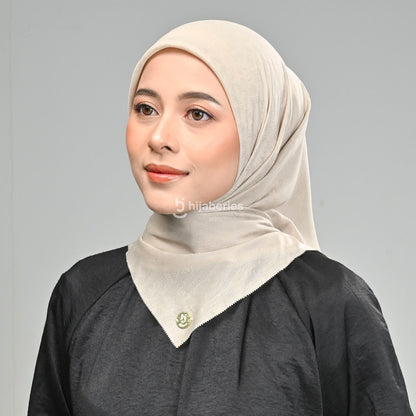 Hijaberies - Jacquard Scarf Mono 1 & 2 (Hijab Segiempat Tenun Jacquard Original with Box)