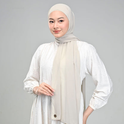 Hijaberies - Malaka Pashmina 2in1 Inner (Hijab Pashmina Instan dengan Fitur Inner)
