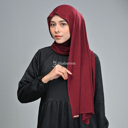 Hijaberies Kesa Pashmina Kaos (Pashmina bahan Rayon Spandex dan Tencel Modal)