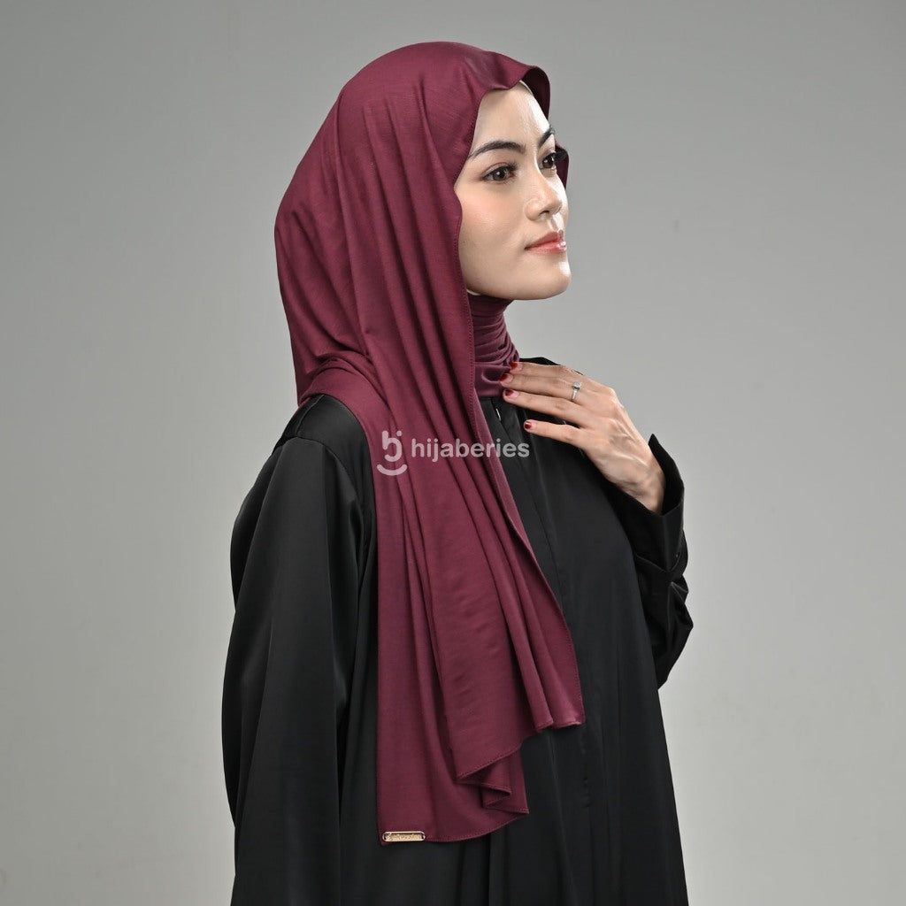 Hijaberies Kesa Pashmina Kaos (Pashmina bahan Rayon Spandex dan Tencel Modal)