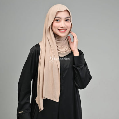 Hijaberies Kesa Pashmina Kaos (Pashmina bahan Rayon Spandex dan Tencel Modal)