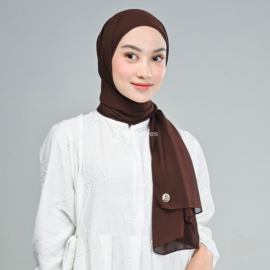 Hijaberies - Malaka Pashmina 2in1 Inner (Hijab Pashmina Instan dengan Fitur Inner)