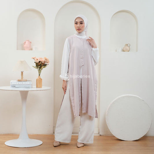 Hijaberies - Outer Long Jacquard Diamond
