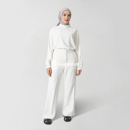 Hijaberies - Flare Pants (Celana Flare Wanita Bahan Polyester Ringan)