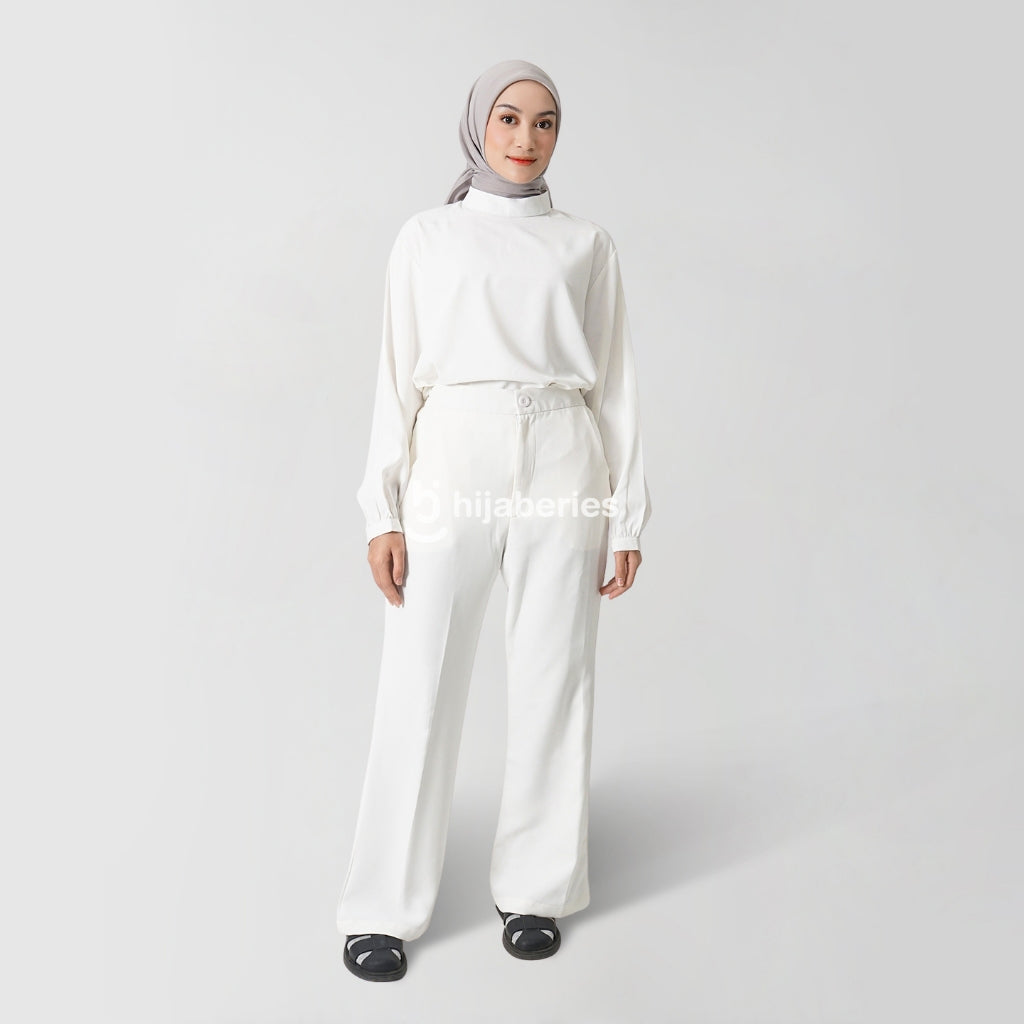 Hijaberies - Flare Pants (Celana Flare Wanita Bahan Polyester Ringan)