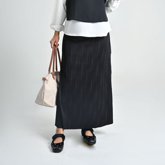 Hijaberies - Skirt Jacquard Knit (Rok Wanita Bahan Knit Jacquard Polyester)