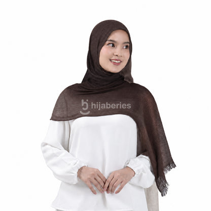 Hijaberies - Sana Knit Airflow Pashmina (Pashmina Motif Knit Airflow Anti Gerah)