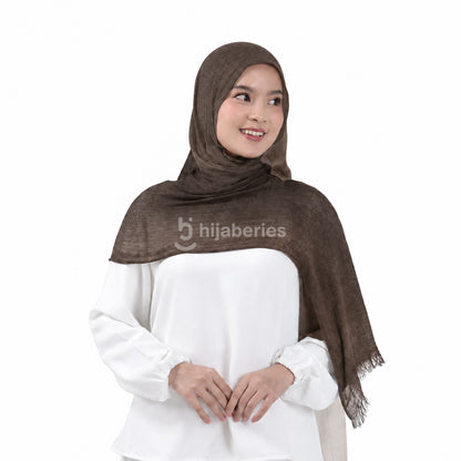 Hijaberies - Sana Knit Airflow Pashmina (Pashmina Motif Knit Airflow Anti Gerah)