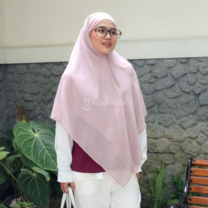 Hijaberies - Khimar Bandana (Khiban Double Layer Ukuran 120x120 cm)