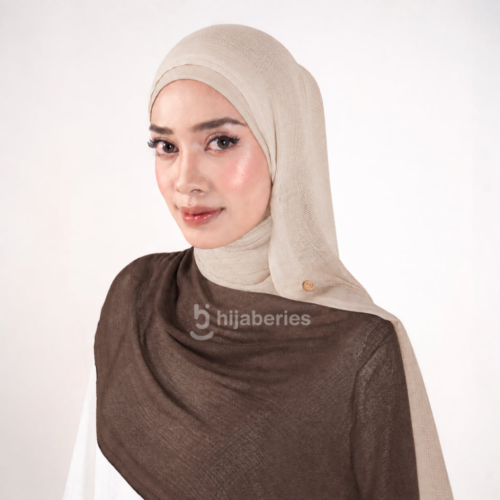 Hijaberies - Pashmina Festive Collection (Hijab Pashmina Premium Elegan dan Flowy untuk Kondangan, Lebaran & Acara Spesial)