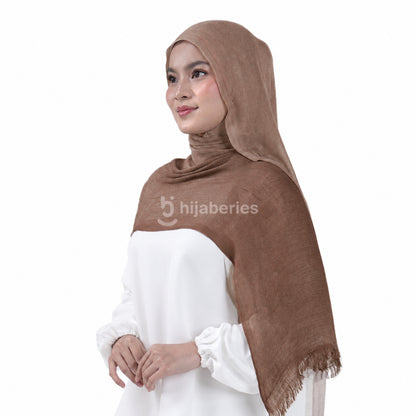 Hijaberies - Sana Knit Airflow Pashmina (Pashmina Motif Knit Airflow Anti Gerah)