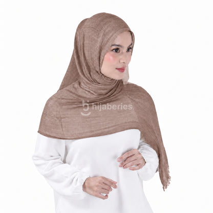 Hijaberies - Sana Knit Airflow Pashmina (Pashmina Motif Knit Airflow Anti Gerah)
