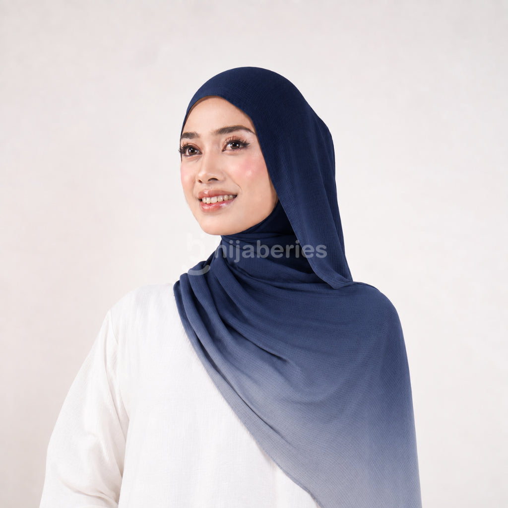 Hijaberies - Aire Gradient Pashmina (Soft Knit Pashmina Motif)
