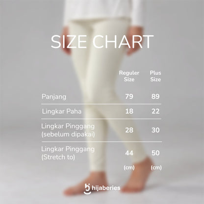 Hijaberies - Legging Cool Touch Reguler dan Plus Size (Celana Legging Adem untuk Daily Wear)