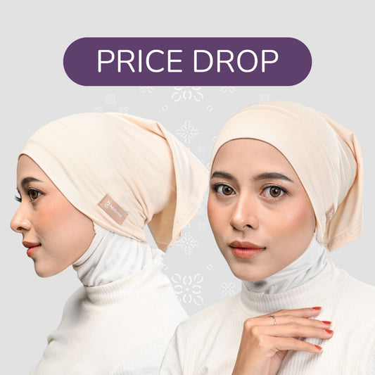 Hijaberies - Inner Long Headband (Ciput Bandana Full Cover area Rambut)