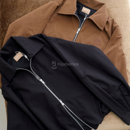 Hijaberies - Zip Blouson (Cropped Jacket Double Zip)