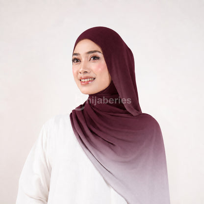 Hijaberies - Aire Gradient Pashmina (Soft Knit Pashmina Motif)