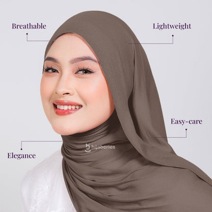 Hijaberies - Classy Pashmina (Pashmina Anti Kusut dan Flowy Look)