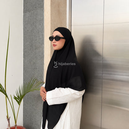 Hijaberies - Khimar Bandana Syar'i (Jilbab Syar'i Instant bahan Ceruty ukuran 140x140cm)